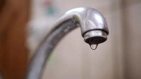 Dripping Faucet Close-Up Stock Footage 312009842