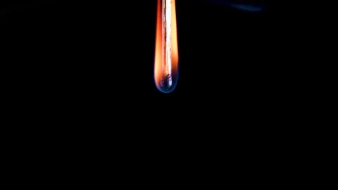 Dripping fire from a match 스톡 동영상 180572468
