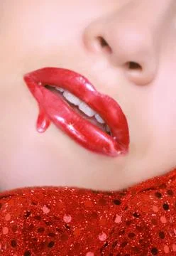 Dripping gloos Stock Photos