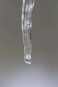 Dripping Icicle Macro Stock Photos