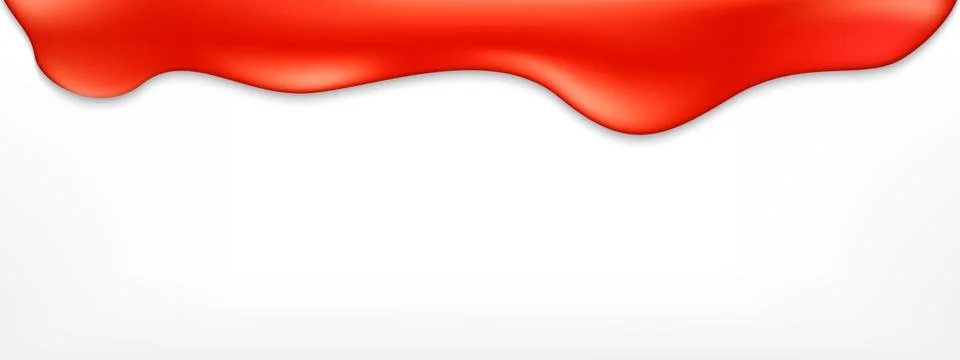 Dripping ketchup Stock Illustration
