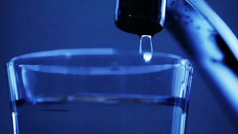 Dripping kitchen faucet. Stock Footage 97928795