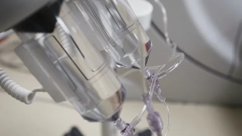 Dripping medical perfusion close up equi... | Stock Video | Pond5