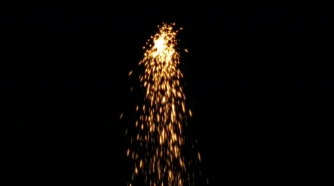 Dripping Metal Sparks Stock Footage