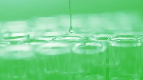 Dripping from Pipette Effect Background Stock Footage 316051148