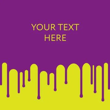 Dripping purple paint background. Design template Stock-Illustration