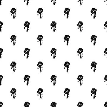 Dripping slime pattern Stock Illustration