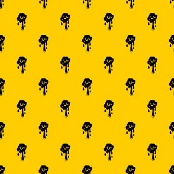 Dripping slime pattern Stock Illustration