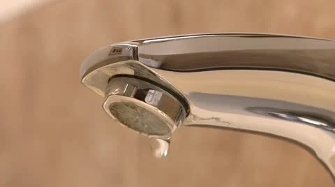 A dripping tap Video stock 12284803