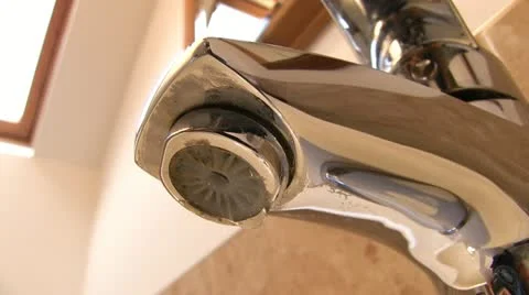 A dripping tap Video stock 12285436