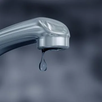 Dripping tap Stock Illustration