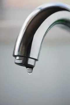 Dripping tap Fotos Stock