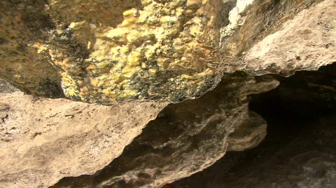 Dripping Water At A Hot Spring In The Soda Dam Of The Jemez Mountains Stock Footage 562853