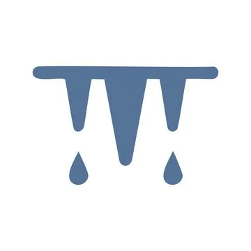 Dripping water icon. Simple vector illustration of a dripping water icon, p.. 스톡 일러스트
