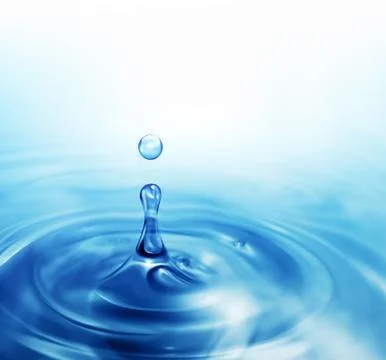 Dripping water Stock Illustration