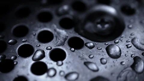 Dripping water in kitchen sink. Stock Footage 97929131