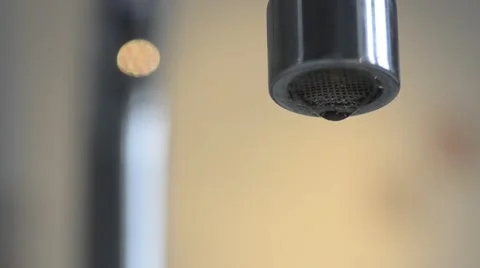 Dripping water from a tap Stock Footage 47896253