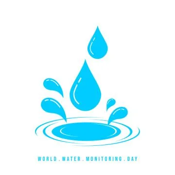 Dripping water vector illustration Stock Illustration