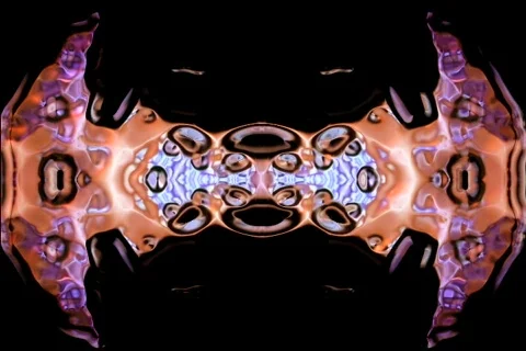 Drippy chrome horizontal tree 640 Stock Footage 307601