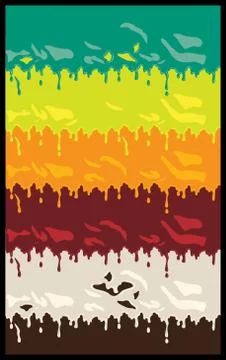 Drips set Stock Illustration