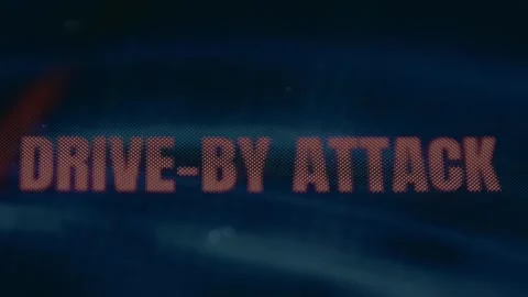 Drive By Attack, download of malicious code Stock Footage 309403570