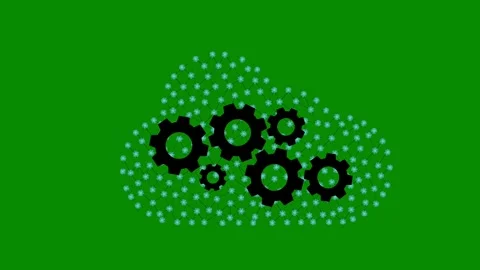 Drive cloud technology system wireless network Stock Footage 244134845