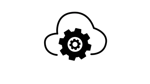 Drive cloud technology system wireless network Stock Footage 244135633