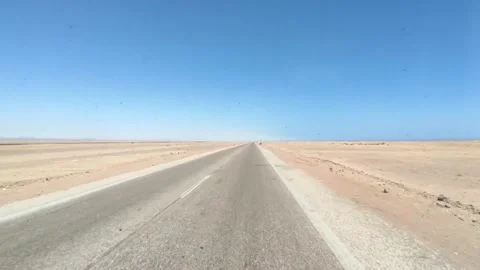 Drive in the desert of egypt Video stock 154171316