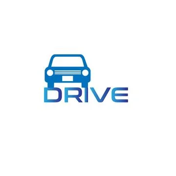 DRIVE design logo Stock Illustration