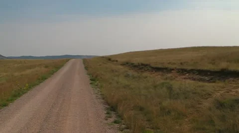 A drive on the dirt road Stock Footage 11755275