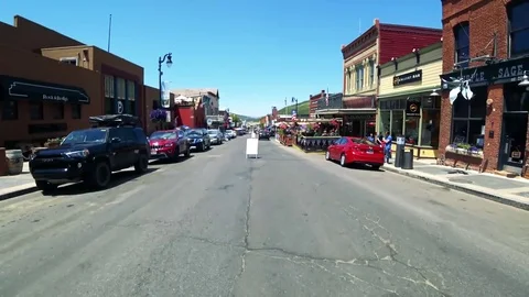 Drive Down Main Street Park City Utah Part 03 Stock Footage 78068181