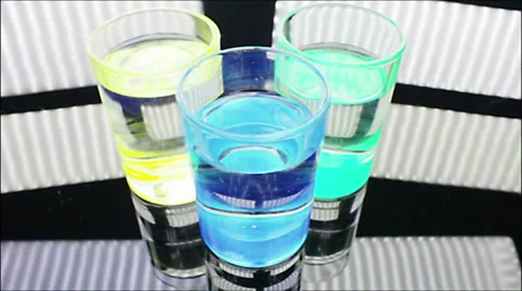 Drive glasses with alcohol Stock Footage 37039935
