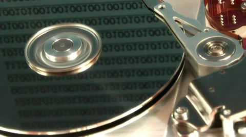 Drive Hard Drive, Stock Footage 12412738