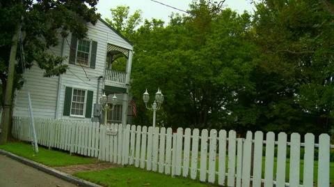 Drive By Historic House Video stock 65031148