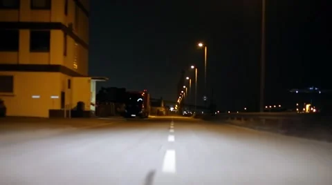 Drive industrial area Stock Footage 60416315