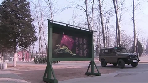 Drive the jeep Stock Footage 235264469