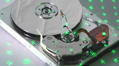 Drive with laser effect Stock Footage 47416684