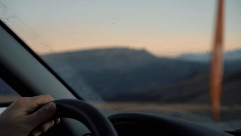 Drive on mountain road Stock Footage 98451103