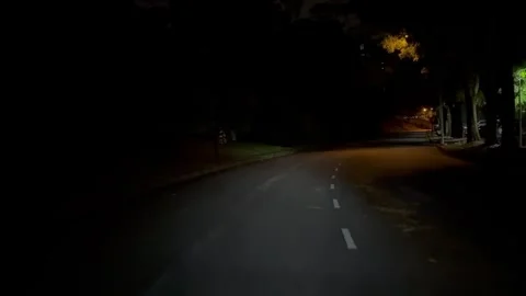 Drive At Night Stock Footage 303726273