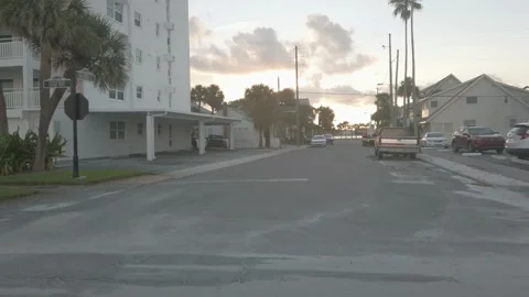 Drive plate driver side  Pass a Grille Beach going south. Stock Footage 250114564