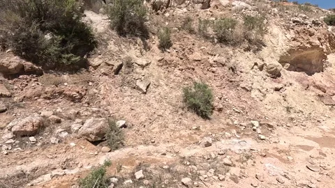 Drive off road desert rough dirt recreation Utah POV 4K Stock Footage 308692820