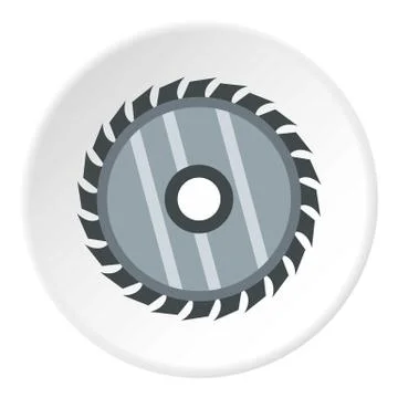 Drive for saw icon circle Stock Illustration