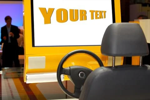Drive simulator Stock Photos