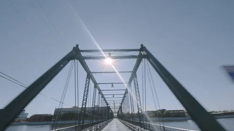 Drive through a bridge Stock Footage 50576556