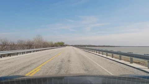 Drive through a bridge Stock Footage 253721667