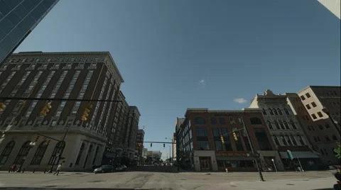 Drive through the city Stock Footage 50578498