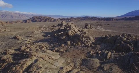 Drive Through Desert Valley Stock Footage 72416433