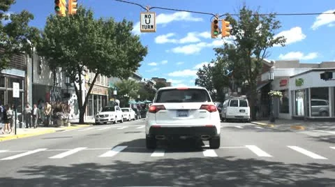 Drive through downtown Birmingham Stock Footage 8911286