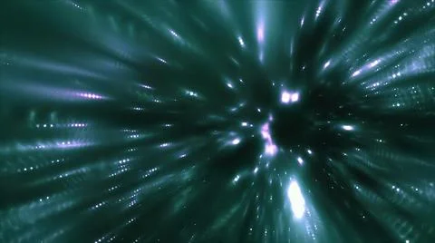 Drive Through Hyperspace Tunnel Motion 스톡 일러스트