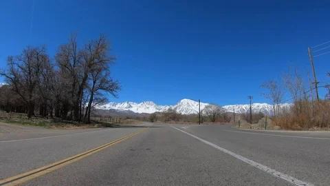 Drive through Inyo County and Yosemite in California Vidéo 106315260